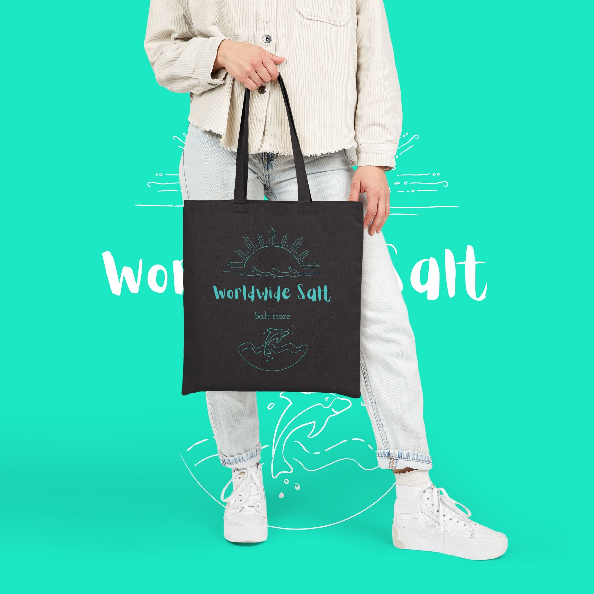 Worldwide Salt Canvas Tote Bag