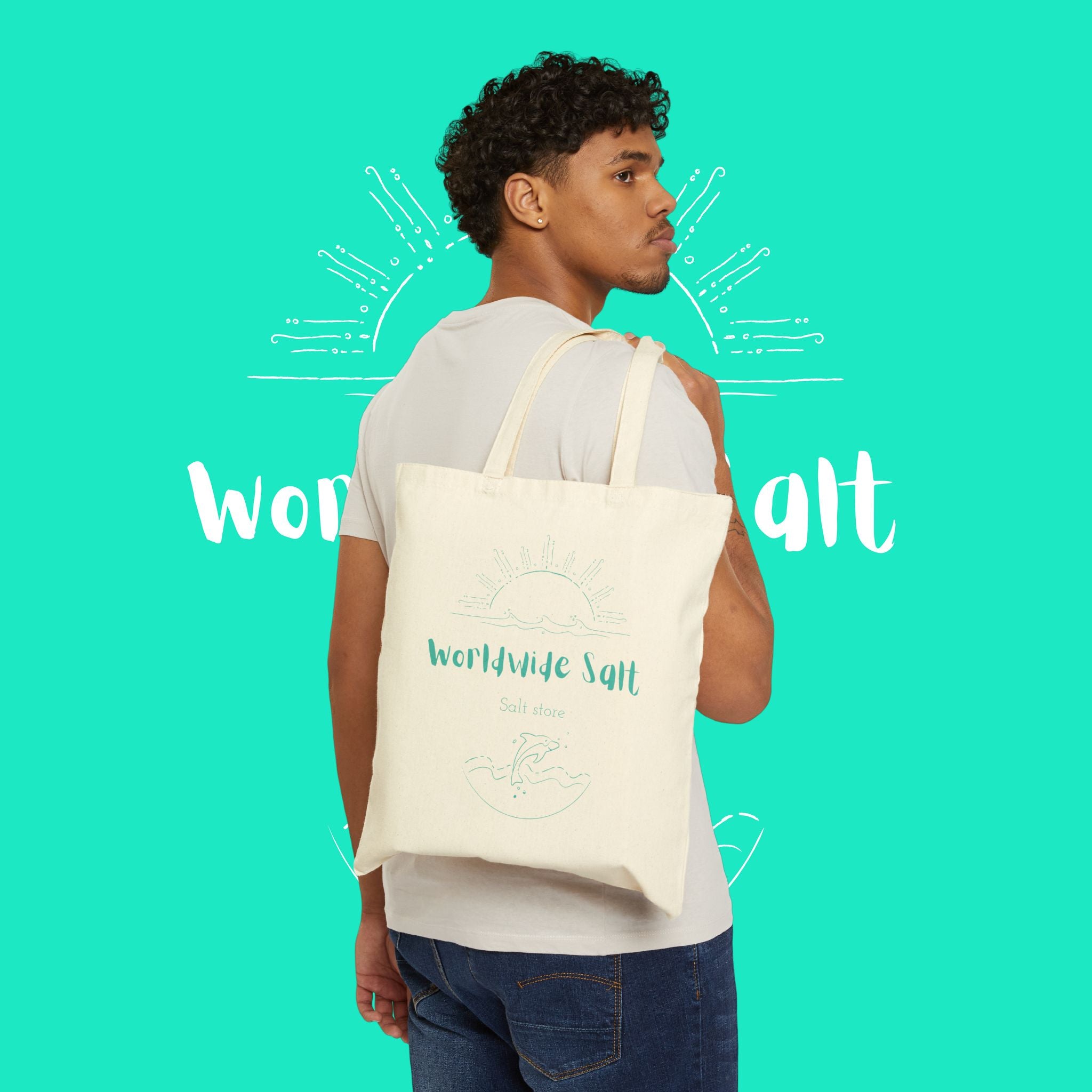 Worldwide Salt Canvas Tote Bag