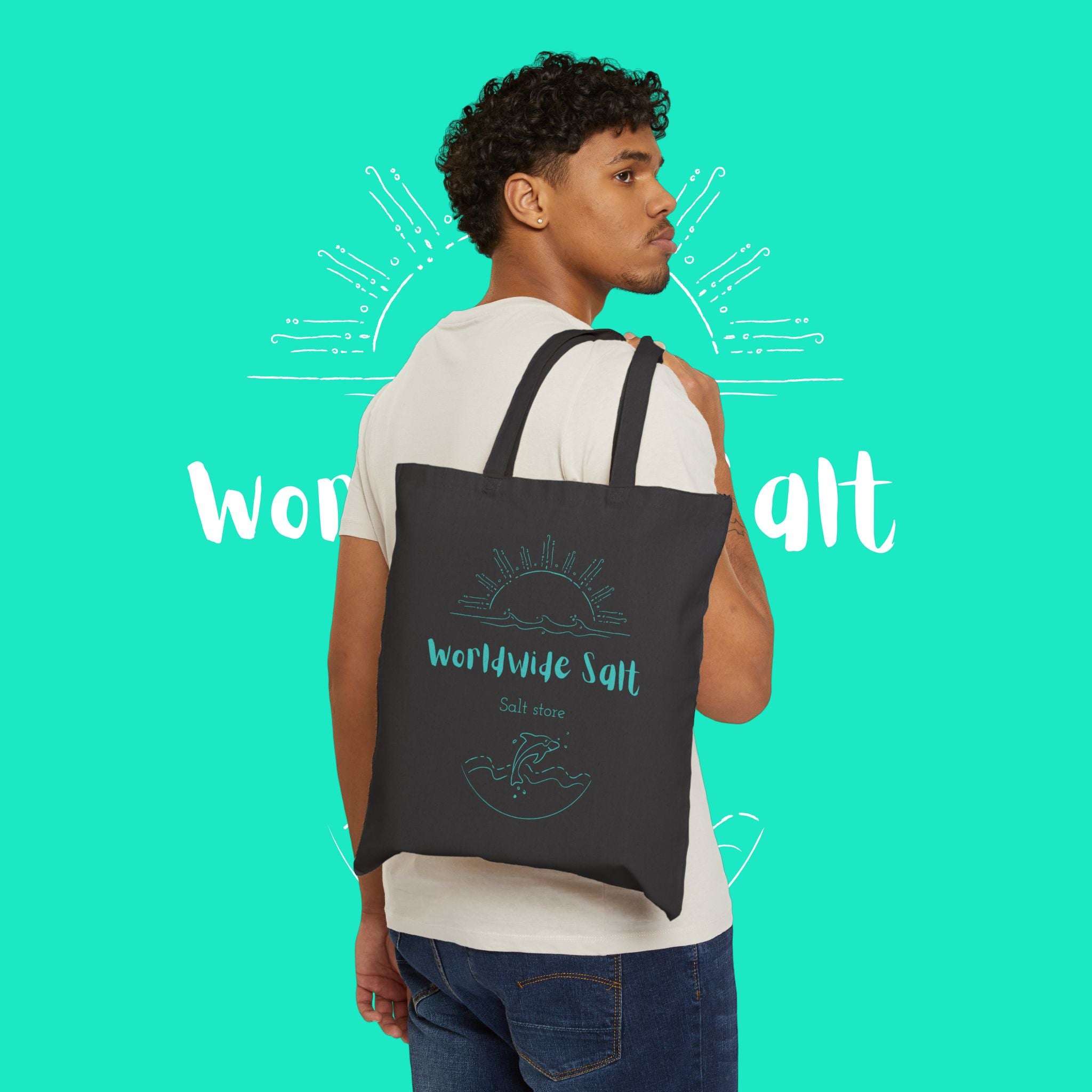 Worldwide Salt Canvas Tote Bag