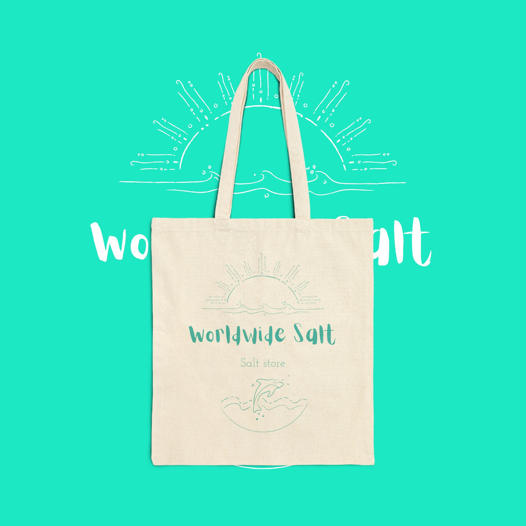 Worldwide Salt Canvas Tote Bag