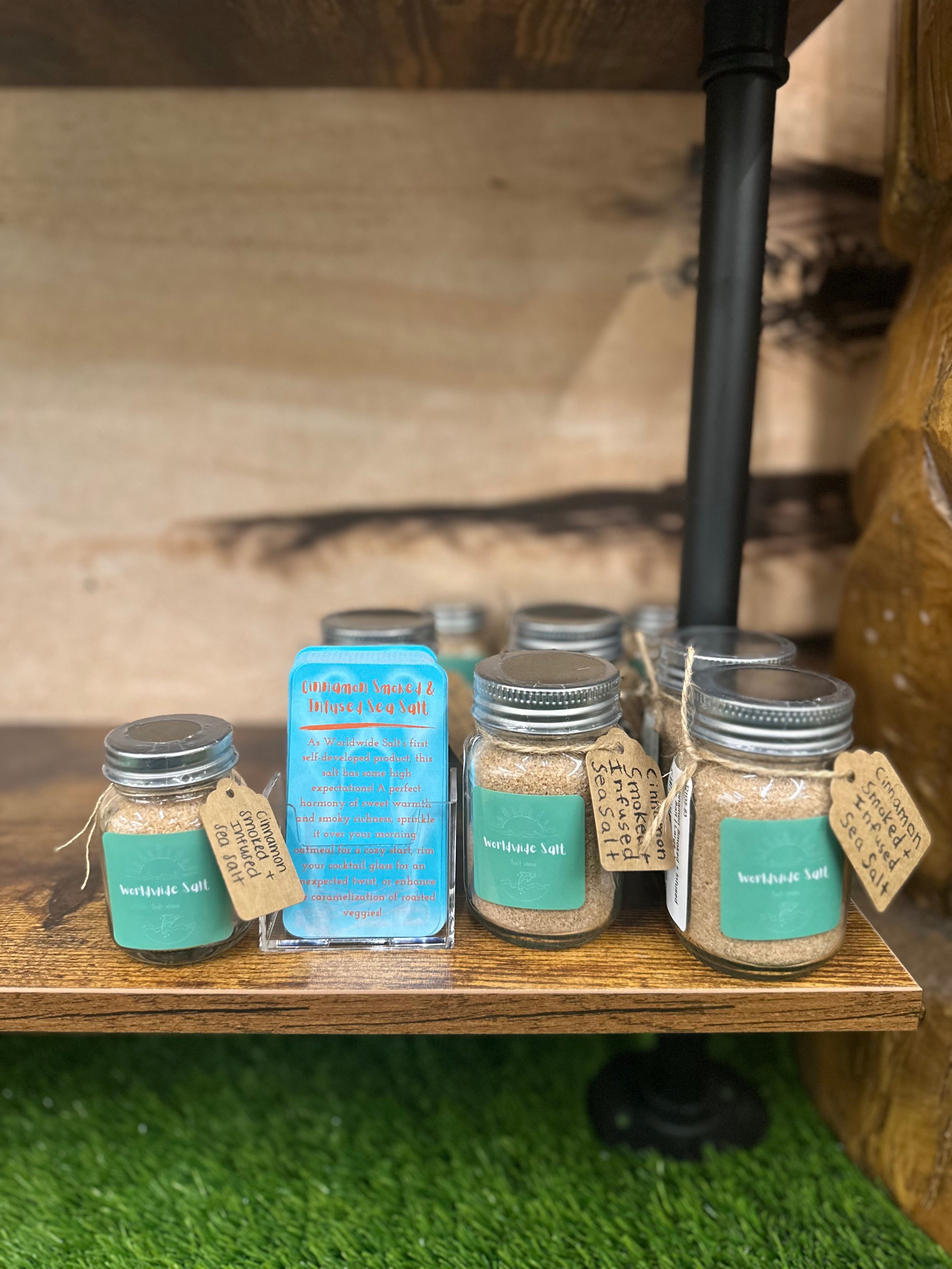 Cinnamon Smoked + Infused Sea Salt